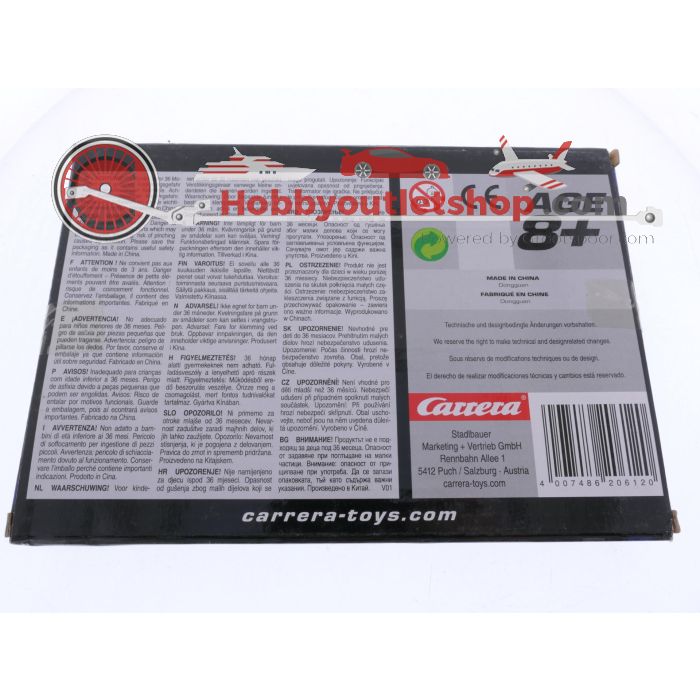 Schaal 1:24 Carrera 20020612 rechte stukken 1/4 (2) #8796 - sku: 20251219011954 - Nieuw - Afbeelding 3