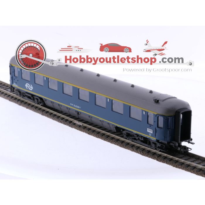 Schaal H0 Roco 4218A.1 en 4218C.1 set van 2 personenrijtuigen Plan D 1e en 2e kl. van de NS #8842 - sku: 20260122100636 - Used - Reasonable condition - Photo 3