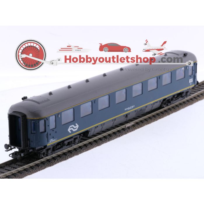 Schaal H0 Roco 4218A.1 en 4218C.1 set van 2 personenrijtuigen Plan D 1e en 2e kl. van de NS #8842 - sku: 20260122100636 - Used - Reasonable condition - Photo 6
