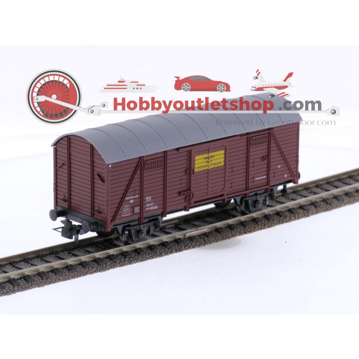 Schaal H0 Roco 4310B (46041) en 2 x 46060 set van 3 gesloten goederen wagons van de NS #8845 - sku: 20260122031848 - Gebraucht - Sehr guter Zustand - Bild 15