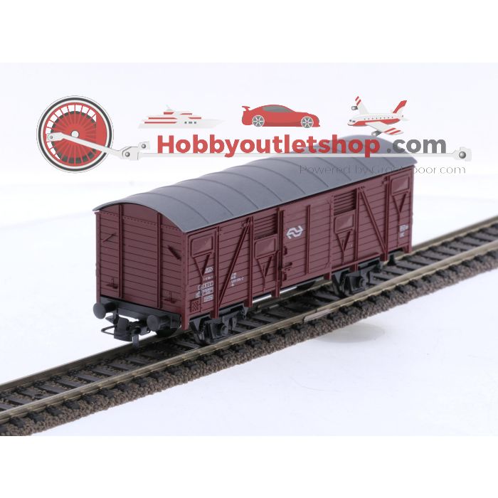Schaal H0 Roco 4310B (46041) en 2 x 46060 set van 3 gesloten goederen wagons van de NS #8845 - sku: 20260122031848 - Gebraucht - Sehr guter Zustand - Bild 17