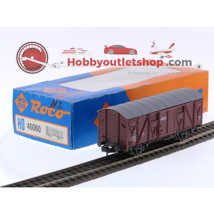 Schaal H0 Roco 4310B (46041) en 2 x 46060 set van 3 gesloten goederen wagons van de NS #8845 - sku: 20260122031848 - Gebraucht - Sehr guter Zustand - Bild 19