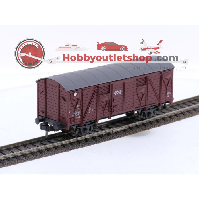 Schaal H0 Roco 4310B (46041) en 2 x 46060 set van 3 gesloten goederen wagons van de NS #8845 - sku: 20260122031848 - Gebraucht - Sehr guter Zustand - Bild 21