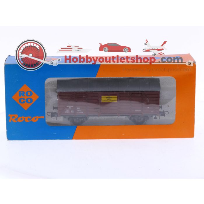 Schaal H0 Roco 4310B (46041) en 2 x 46060 set van 3 gesloten goederen wagons van de NS #8845 - sku: 20260122031848 - Gebraucht - Sehr guter Zustand - Bild 4