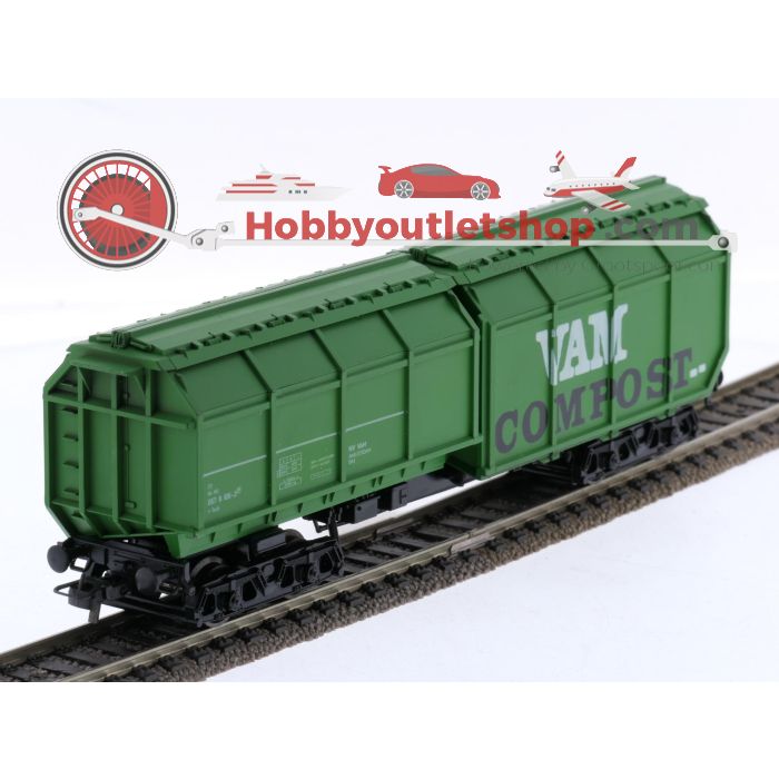 Schaal H0 Roco 4368S.3 en 46275.5 set van 2 goederenwagens VAM en Ptt Post van de NS #8846 - sku: 20260122033515 - Gebraucht - Sehr guter Zustand - Bild 5