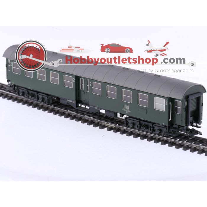 Schaal H0 Märklin 4132 personenrijtuig Umbau-rijtuig Byg 515 2e kl. met figuren van de DB #8966 - sku: 20260205122644 - Gebraucht - Sehr guter Zustand - Bild 4
