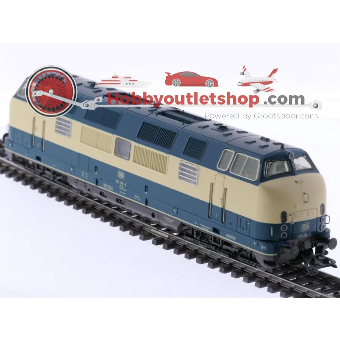 Schaal H0 Märklin 3681 diesellocomotief BR 221 van de DB. Digitaal #8985 - sku: 20260206044955 - Gebruikt - Zeer goede staat - Afbeelding 2