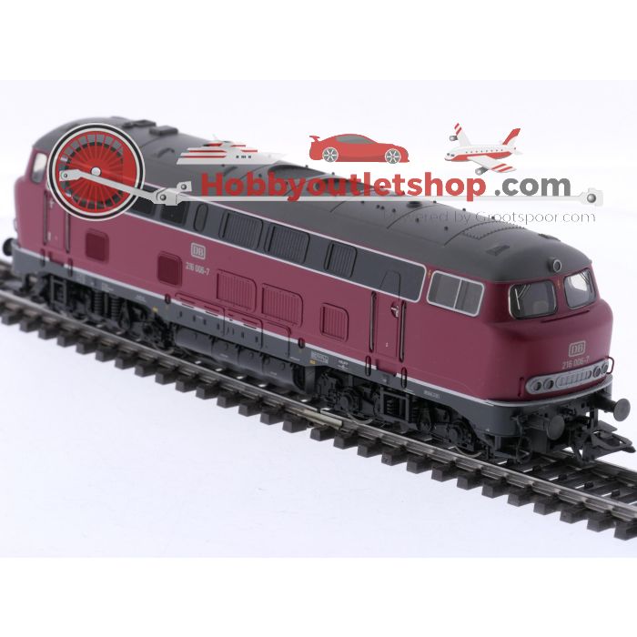 Schaal H0 Märklin 37740 diesellocomotief BR 216 van de DB. Digitaal #8986 - sku: 20260206051832 - Gebruikt - Zeer goede staat - Afbeelding 2
