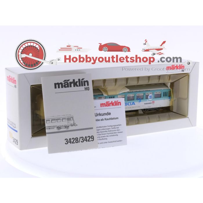 Schaal H0 Märklin 3429 motorwagen BR515 'Nokia' van de DB. Delta/digitaal #8990 - sku: 20260211022111 - Gebruikt - Zeer goede staat - Afbeelding 7