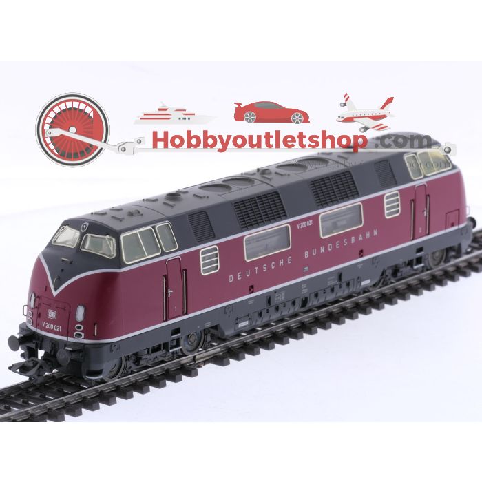 Schaal H0 Märklin 39800 diesellocomotief V 200.0 van de DB. Digitaal #8993 - sku: 20260211042535 - Gebruikt - Zeer goede staat - Afbeelding 3