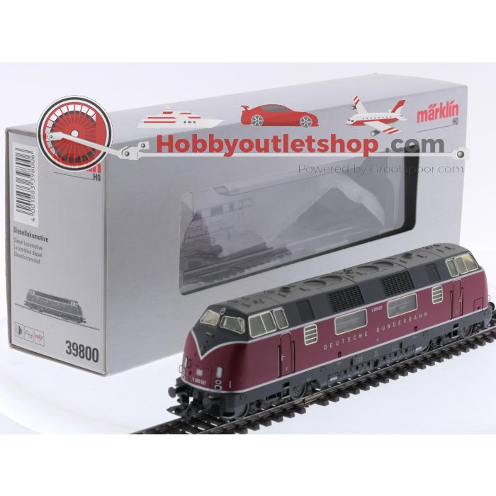 Schaal H0 Märklin 39800 diesellocomotief V 200.0 van de DB. Digitaal #8993 - sku: 20260211042535 - Gebruikt - Zeer goede staat - Afbeelding 5