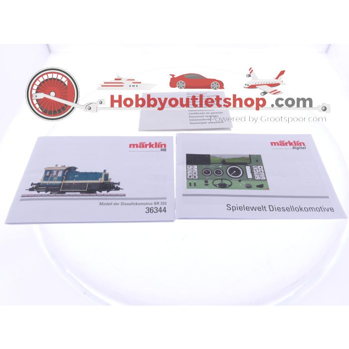 Schaal H0 Märklin 36344 diesellocomotief BR 333 (Köf III) van de DB. Digitaal #8994 - sku: 20260212084553 - Gebruikt - Zeer goede staat - Afbeelding 7