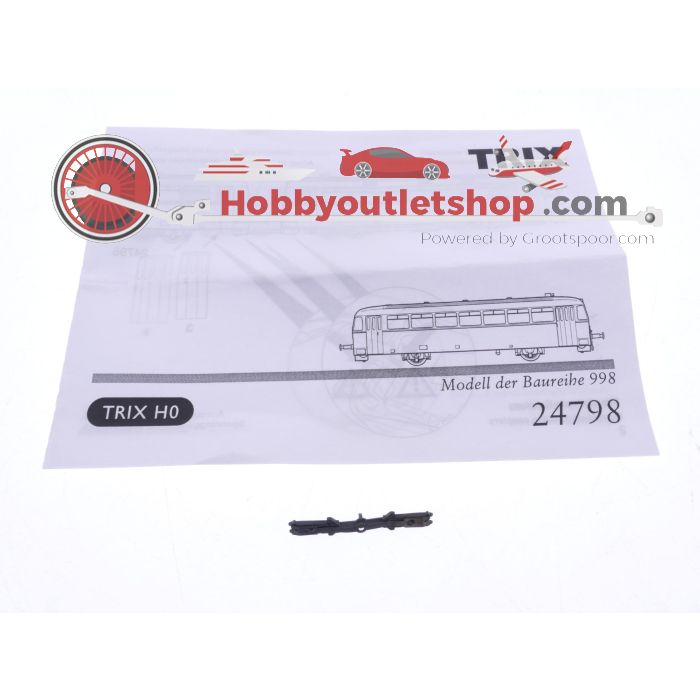Schaal H0 Trix 24798 bijwagen railbus br799 van de DB #9001 - sku: 20260212035730 - Gebraucht - Sehr guter Zustand - Bild 7