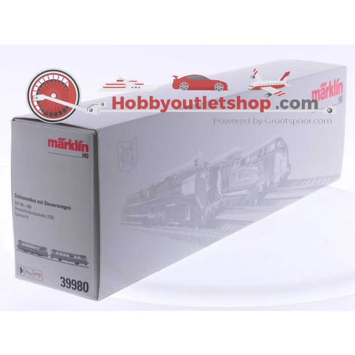 Schaal H0 Märklin 39980 railbus 798 met stuurstandrijtuig 998 van de DB. Digitaal #9002 - sku: 20260212044108 - Gebraucht - Sehr guter Zustand - Bild 11