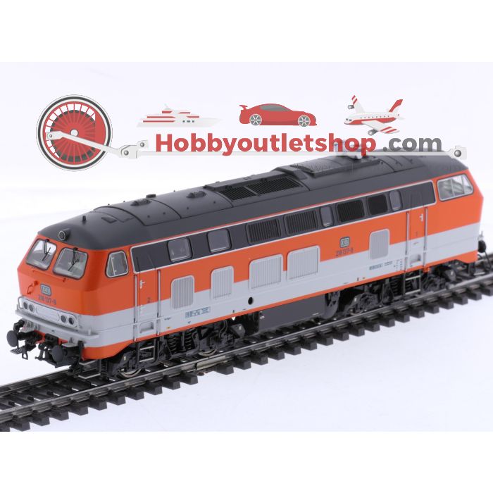 Schaal H0 ESU 31014 diesellocomotief BR 218 137 van de DB. Digitaal #9004 - sku: 20260213103619 - Used - Like new - Photo 3