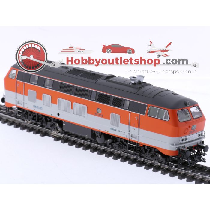 Schaal H0 ESU 31014 diesellocomotief BR 218 137 van de DB. Digitaal #9004 - sku: 20260213103619 - Used - Like new - Photo 4