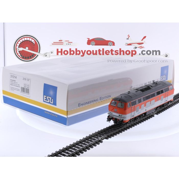 Schaal H0 ESU 31014 diesellocomotief BR 218 137 van de DB. Digitaal #9004 - sku: 20260213103619 - Used - Like new - Photo 5