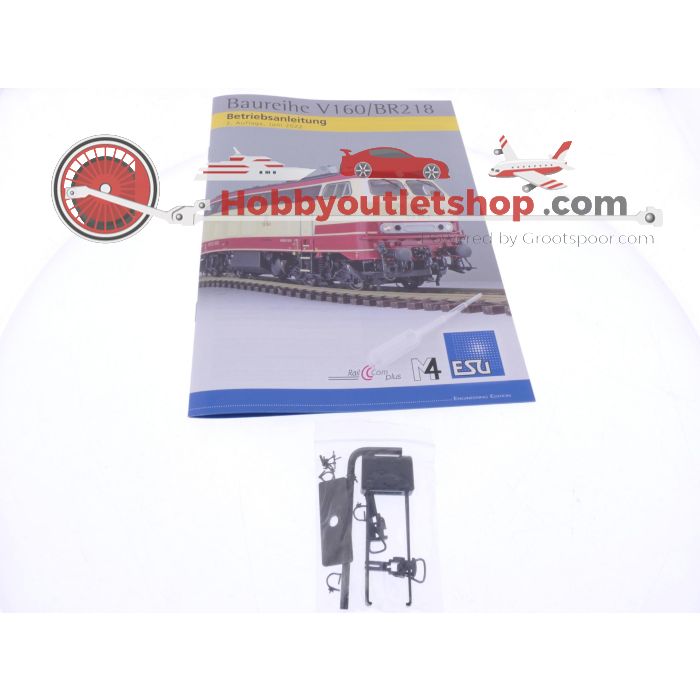 Schaal H0 ESU 31014 diesellocomotief BR 218 137 van de DB. Digitaal #9004 - sku: 20260213103619 - Used - Like new - Photo 8