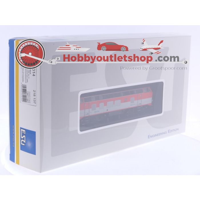 Schaal H0 ESU 31014 diesellocomotief BR 218 137 van de DB. Digitaal #9004 - sku: 20260213103619 - Used - Like new - Photo 9