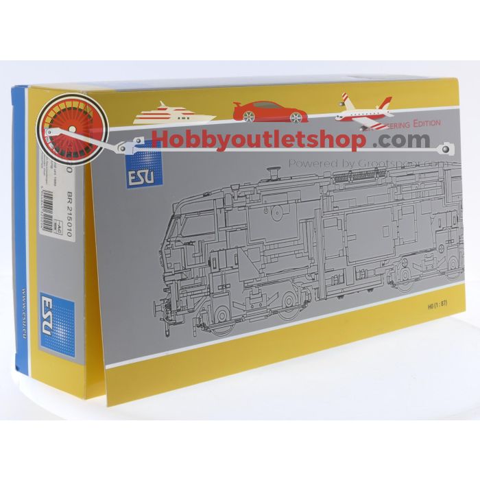 Schaal H0 ESU 32020 diesellocomotief BR 215 010 van de DB. Digitaal #9006 - sku: 20260213012706 - Used - Good condition - Photo 9