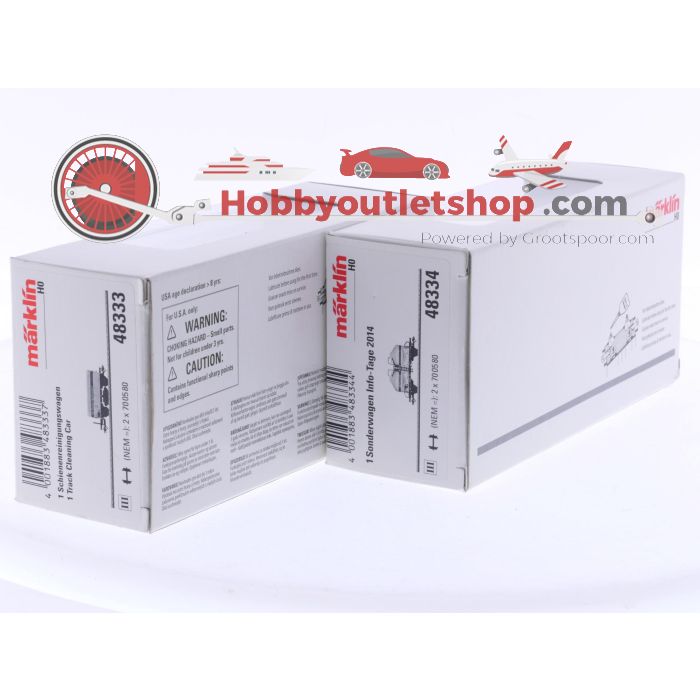 Schaal H0 Märklin 48333 en 48334 set van 2 goederenwagens "Info-dagen 2013 en 2014" van de DB #9011 - sku: 20260213051338 - Gebraucht - Sehr guter Zustand - Bild 9