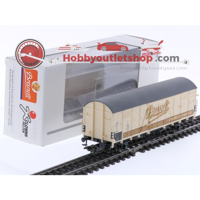 Schaal H0 Märklin gesloten goederenwagon Gl 22 "Brandt Zwieback" van de DB #9012 - sku: 20260213053606 - Used - Very good condition - Photo 5