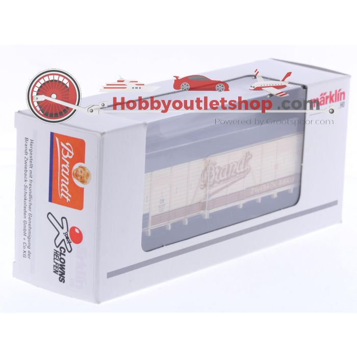 Schaal H0 Märklin gesloten goederenwagon Gl 22 "Brandt Zwieback" van de DB #9012 - sku: 20260213053606 - Used - Very good condition - Photo 7