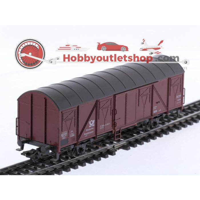 Schaal H0 Märklin 00760-14 en 00760-15 gesloten goederenwagen Gbs 245 set 'Deutsche Bundespost' van de DB #9014 - sku: 20260217090507 - Used - Very good condition - Photo 4