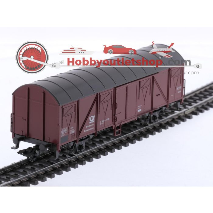 Schaal H0 Märklin 00760-14 en 00760-15 gesloten goederenwagen Gbs 245 set 'Deutsche Bundespost' van de DB #9014 - sku: 20260217090507 - Used - Very good condition - Photo 6