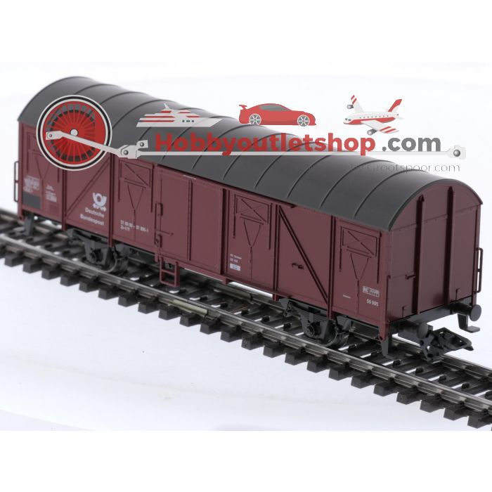 Schaal H0 Märklin 00760-14 en 00760-15 gesloten goederenwagen Gbs 245 set 'Deutsche Bundespost' van de DB #9014 - sku: 20260217090507 - Used - Very good condition - Photo 7