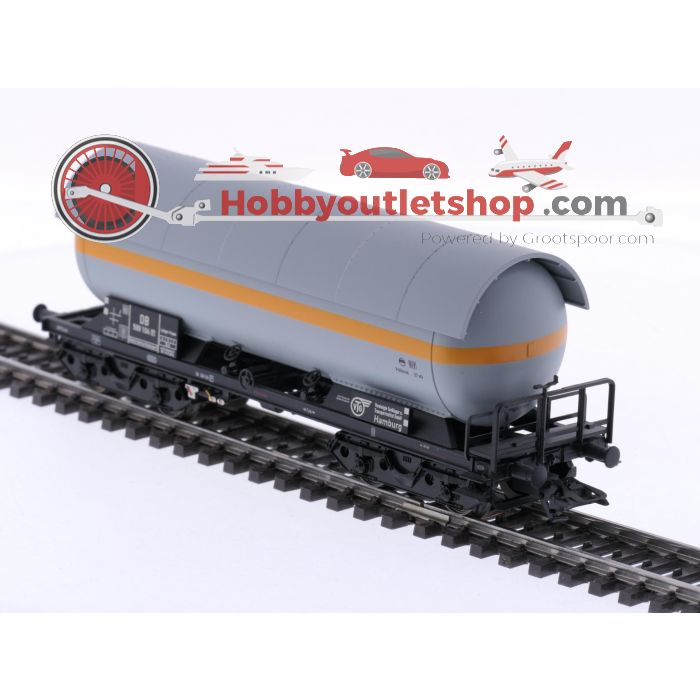 Schaal H0 Märklin 46450 en 46462 drukgas ketelwagon set van de DB #9015 - sku: 20260217100606 - Used - Very good condition - Photo 3