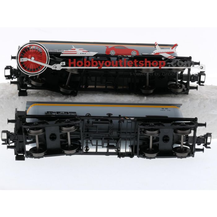 Schaal H0 Märklin 46450 en 46462 drukgas ketelwagon set van de DB #9015 - sku: 20260217100606 - Used - Very good condition - Photo 10