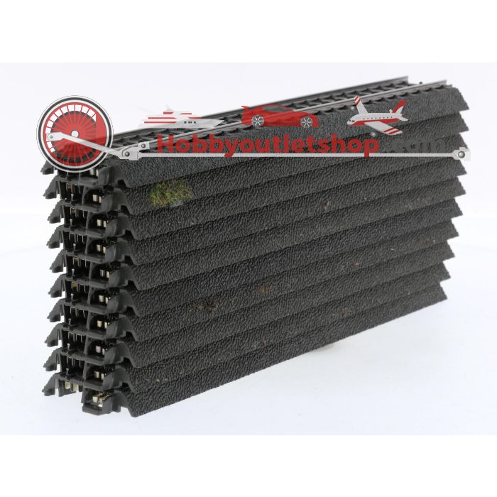 Schaal H0 Märklin 24188 Rechte rail 188 mm. (C-rails) 10 stuks #9021 - sku: 20260217042656 - Gebraucht - Guter Zustand - Bild 2