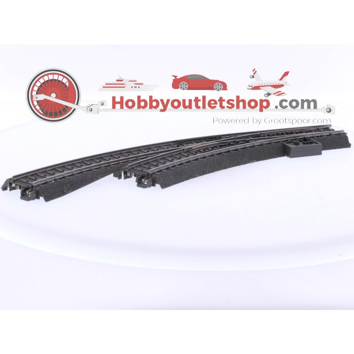 Schaal H0 Märklin 24671 meegebogen wissel links. boogstraal 360 mm #9031 - sku: 20260219021402 - Gebruikt - Zeer goede staat - Afbeelding 4