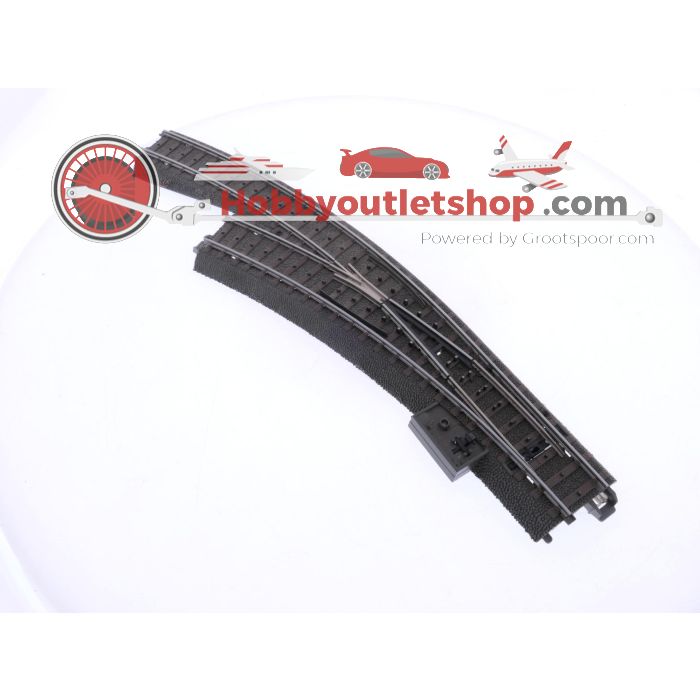 Schaal H0 Märklin 24671 meegebogen wissel links. boogstraal 360 mm #9031 - sku: 20260219021402 - Gebruikt - Zeer goede staat - Afbeelding 5