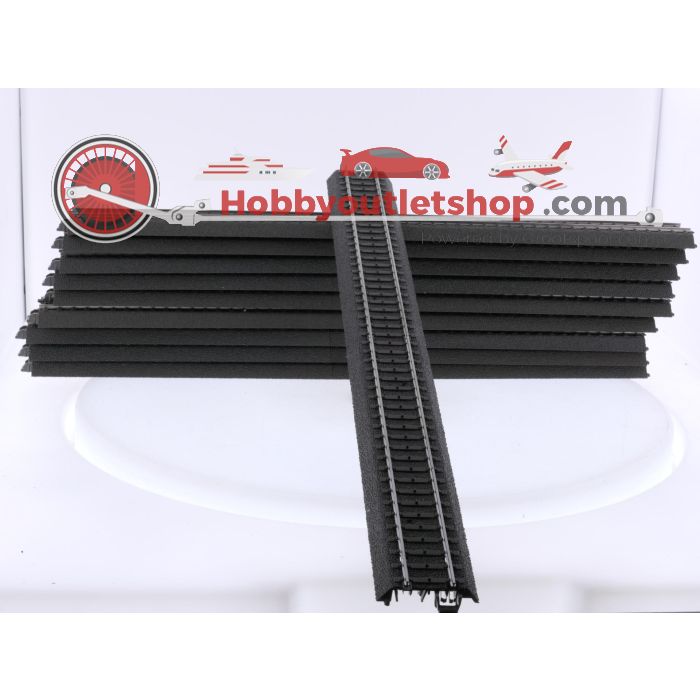 Schaal H0 Märklin 24360 C-rail recht. lengte 360 mm 10 st. #9032 - sku: 20260219022405 - Used - Good condition - Photo 2