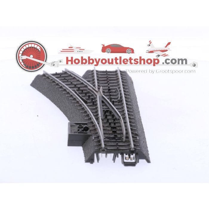 Schaal H0 Märklin 24611 wissel links 188,3 mm R2 437,5 mm #9033 - sku: 20260219030758 - Used - Good condition - Photo 3