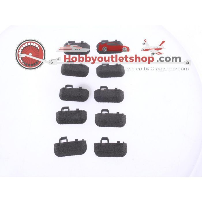 Schaal H0 Märklin 24001 eindstuk voor de railbedding C-Rails 10 st. #9051 - sku: 20260226030402 - Gebruikt - Zeer goede staat - Afbeelding 2