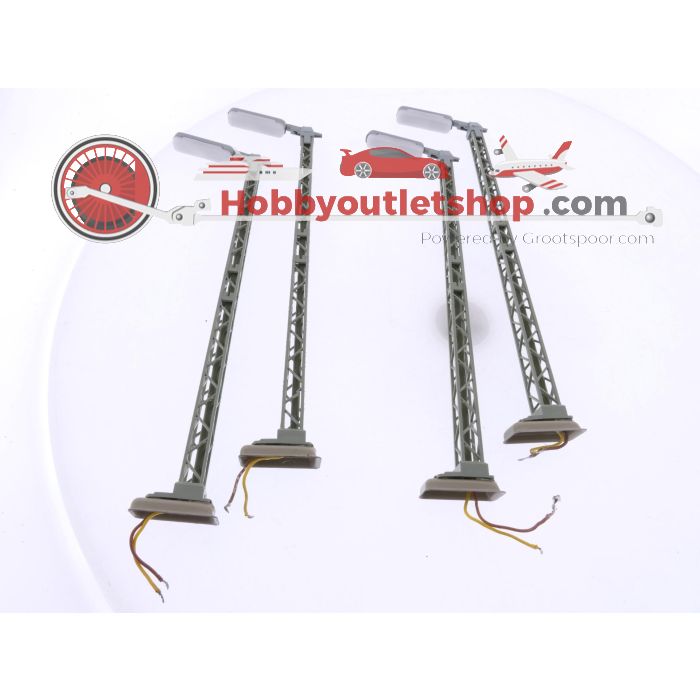 Schaal H0 Märklin 7283 set van 4 torenmastlampen #9068 - sku: 20260227034912 - Gebraucht - Sehr guter Zustand - Bild 2