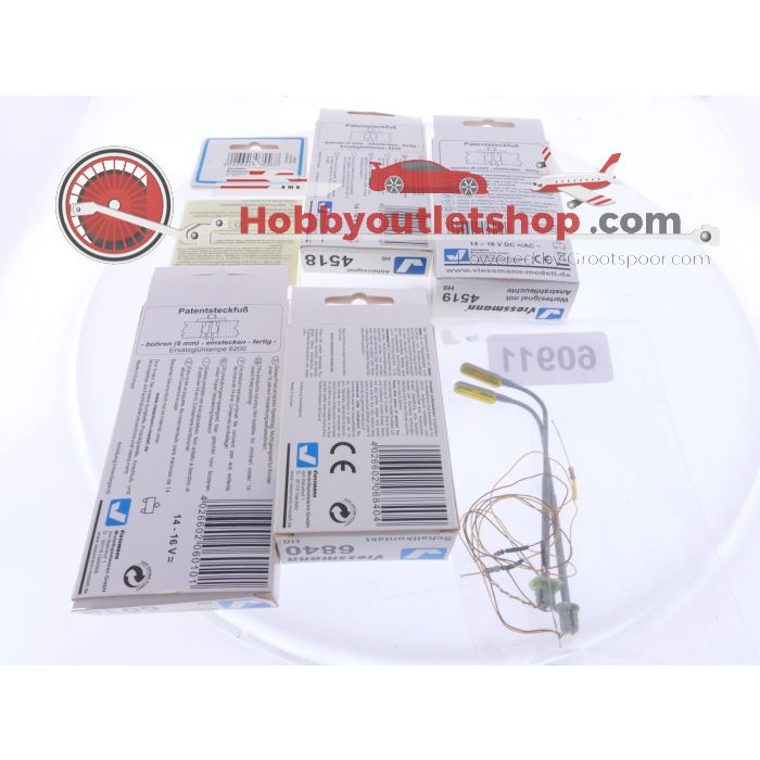 Schaal H0 Viessman 3556, 4518, 4519, 6010, 6840 en 60911 combinatieset 7-delig #9069 - sku: 20260227040410 - Gebraucht - Sehr guter Zustand - Bild 4