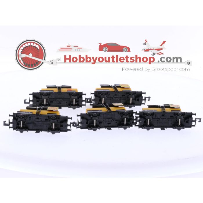 Schaal N Fleischmann Piccolo  8401E en 8401 set van 10 ketelwagens "Shell" van de DB #9079 - sku: 20260303025314 - Gebruikt - Zeer goede staat - Afbeelding 5