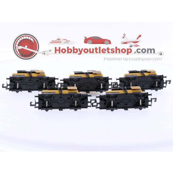 Schaal N Fleischmann Piccolo  8401E en 8401 set van 10 ketelwagens "Shell" van de DB #9079 - sku: 20260303025314 - Gebruikt - Zeer goede staat - Afbeelding 9