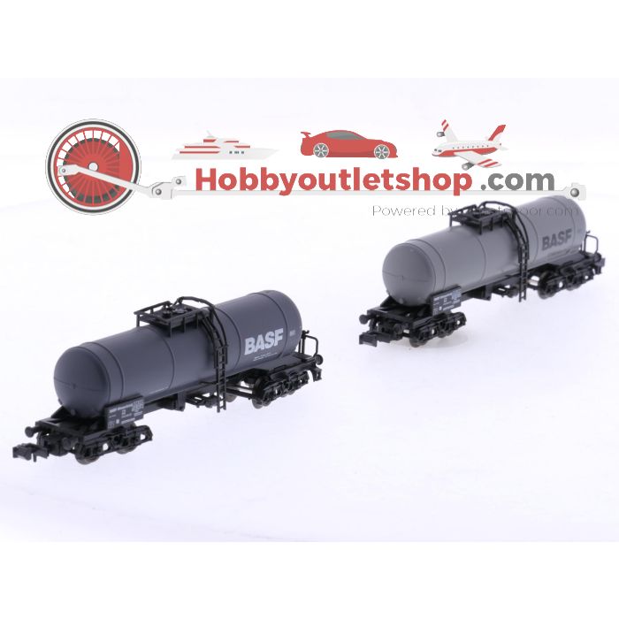 Schaal N Roco 24010 set van 4 ketelwagens ''BASF'' van de DB #9081 - sku: 20260303041929 - Gebruikt - Zeer goede staat - Afbeelding 5