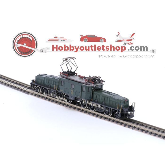 Schaal N Minitrix 2926 elektrische locomotief Be 6/8 13305 "Krokodil" van de SBB #9085 - sku: 20260304110339 - Used - Good condition - Photo 2