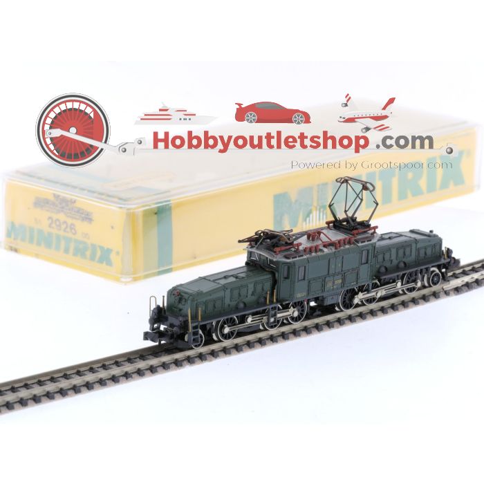 Schaal N Minitrix 2926 elektrische locomotief Be 6/8 13305 "Krokodil" van de SBB #9085 - sku: 20260304110339 - Used - Good condition - Photo 5