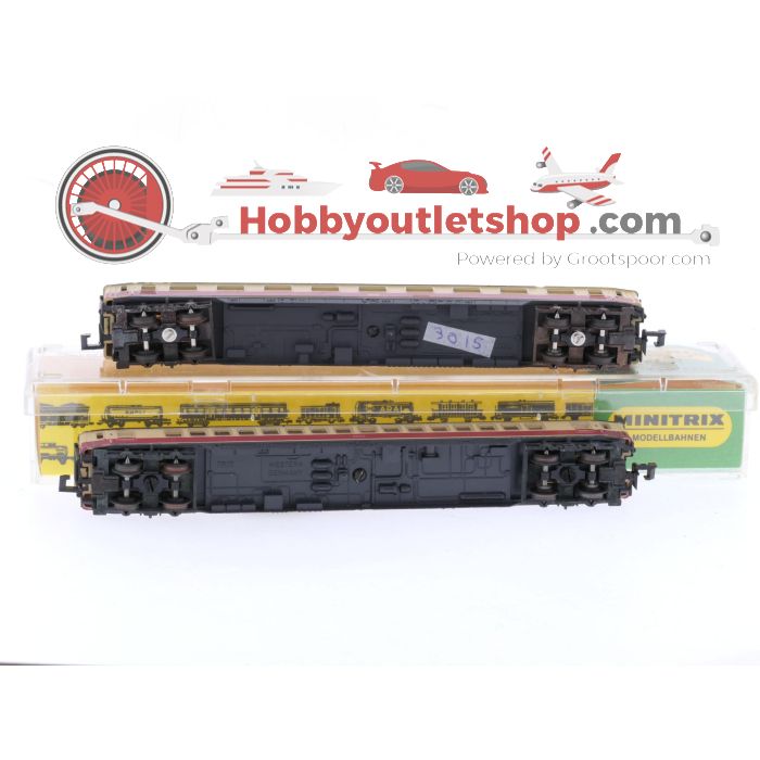 Schaal N Minitrix 3015, 3016, 3017 en 3019 TEE rijtuigen set 6-delig van de DB #9087 - sku: 20260304122235 - Very good condition - Photo 10
