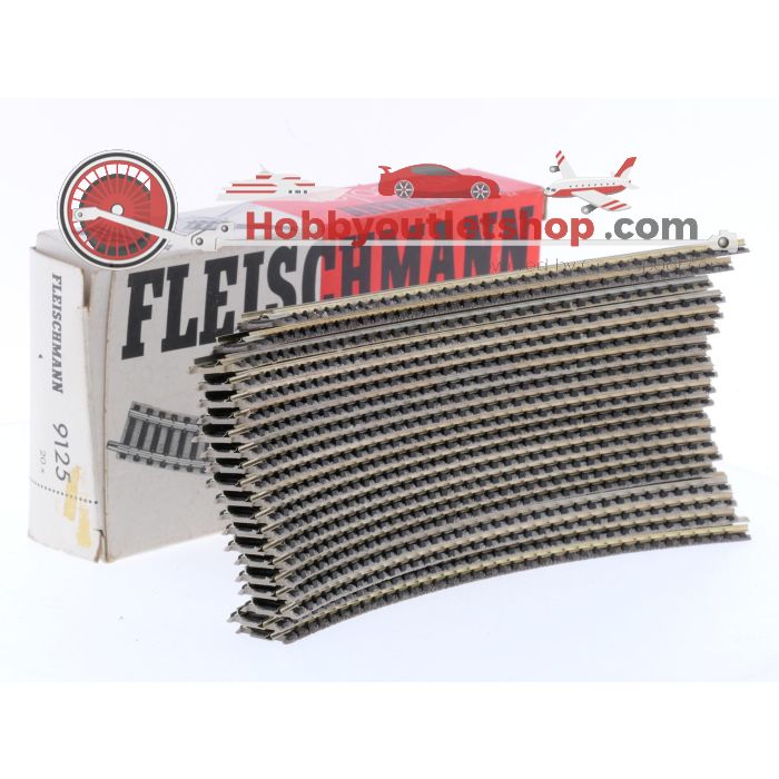 Schaal N Fleischmann Piccolo 9125 gebogen rail R2 45° 20 st. #9090 - sku: 20260305083132 - Gebruikt - Zeer goede staat - Afbeelding 3