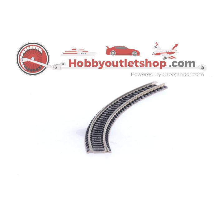 Schaal N Fleischmann Piccolo 9125 gebogen rail R2 45° 20 st. #9090 - sku: 20260305083132 - Gebruikt - Zeer goede staat - Afbeelding 5