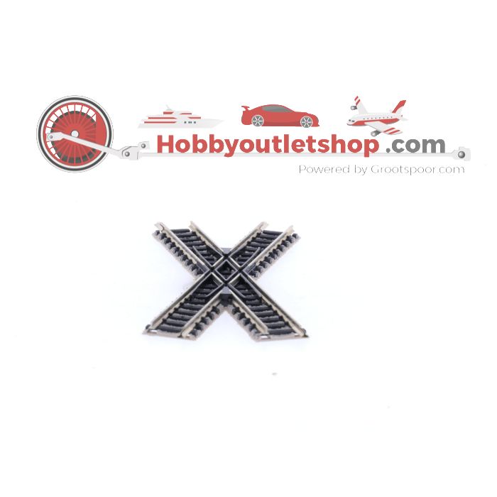 Schaal N Fleischmann Piccolo 9161 kruising 30° 1 st. #9092 - sku: 20260305085937 - Gebraucht - Sehr guter Zustand - Bild 4