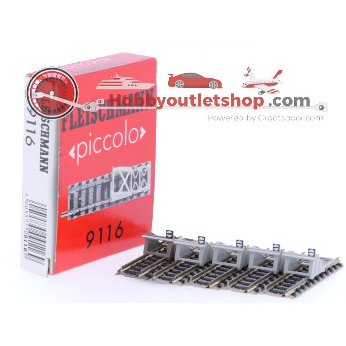 Schaal N Fleischmann Piccolo 9116 stoodblok 57,5 mm 5 st. #9095 - sku: 20260305100854 - Gebraucht - Sehr guter Zustand - Bild 3